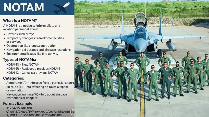 NOTAM ISSUED BY INDIA