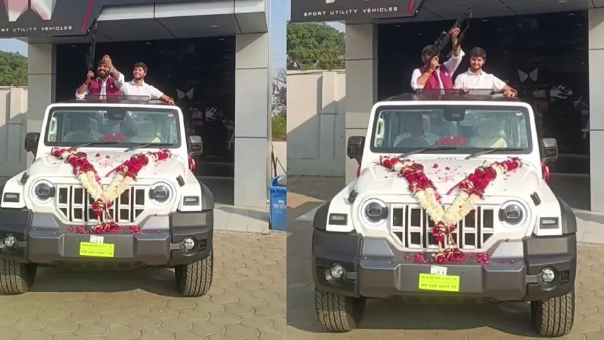 ಮಹೀಂದ್ರಾ ಥಾರ್ ಖರೀದಿಸಿದ ಖುಷಿಯಲ್ಲಿ ಯಡವಟ್ಟು.. ಕಾರು ಮಾಲೀಕನ ವಿರುದ್ಧ ಭಾರೀ ಆಕ್ರೋಶ; ಆಗಿದ್ದೇನು?