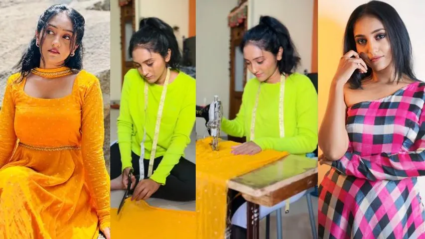 ಅಮ್ಮನ ಸೀರೆ ಕದ್ದು.. ಬ್ಯೂಟಿಫುಲ್​ ಡ್ರೆಸ್​ ಸ್ಟಿಚ್ ಮಾಡಿದ ಪುಣ್ಯವತಿ ಖ್ಯಾತಿಯ ಪೂರ್ವಿ.. ಹೇಗಿದೆ ನೋಡಿ!