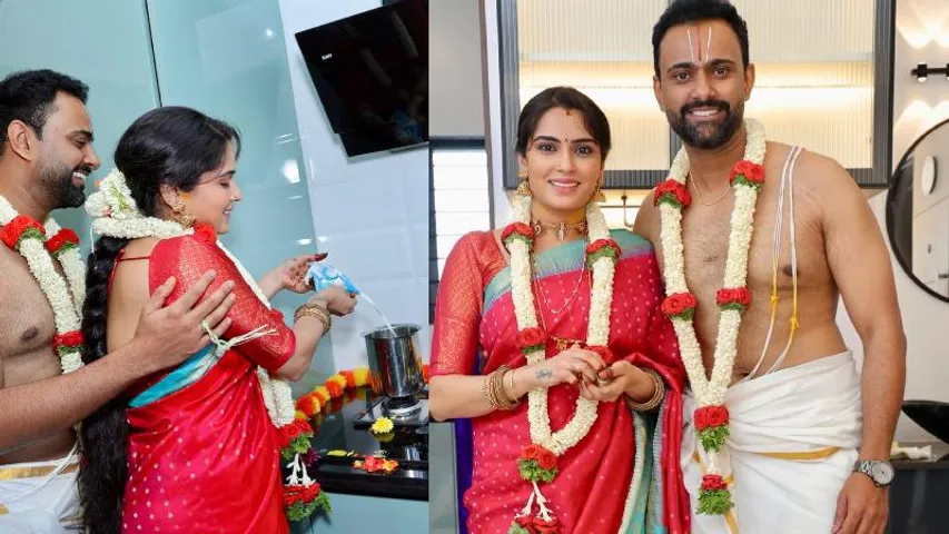 ಹೊಸ ಮನೆಗೆ ಕಾಲಿಟ್ಟ ಭಾಗ್ಯಲಕ್ಷ್ಮೀ ಖ್ಯಾತಿಯ ತಾಂಡವ್ ದಂಪತಿ.. ಫೋಟೋಸ್ ಇಲ್ಲಿವೆ