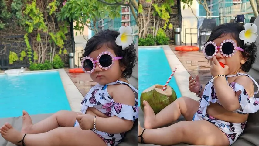 8 ತಿಂಗಳ ಮಗಳ ಜೊತೆ 3 ದೇಶ ಸುತ್ತಿದ ಸ್ಯಾಂಡಲ್​ವುಡ್​ ದಂಪತಿ.. ಯಾರು ಈ ಕ್ಯೂಟ್​ ಬೇಬಿ?