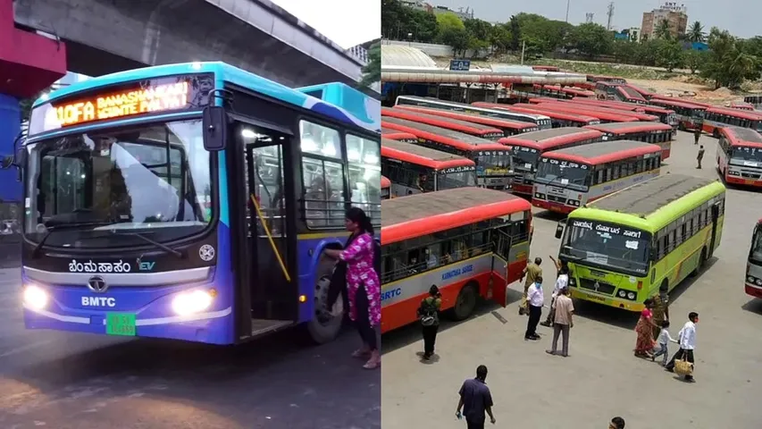BMTC-KSRTC-BUS BANDH-KARNATAKA-BENGALURU