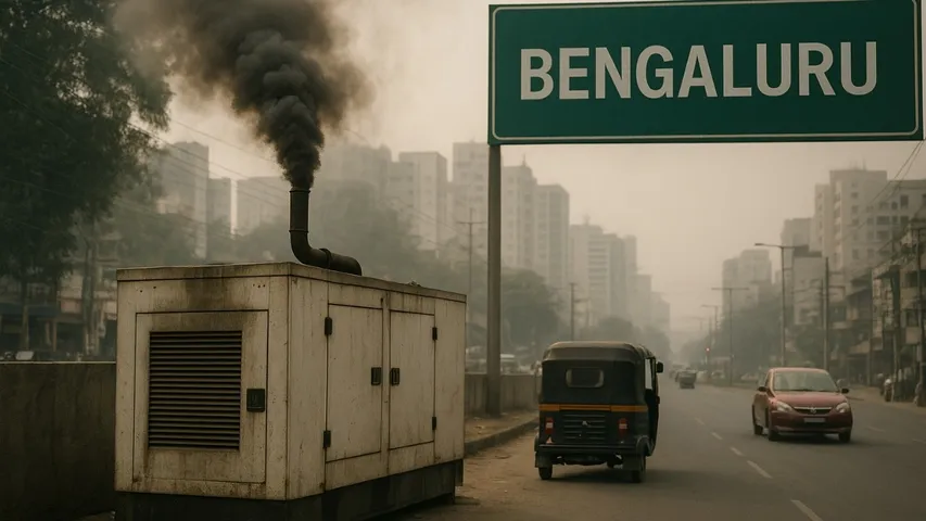Diesel generator pollution in bengaluru