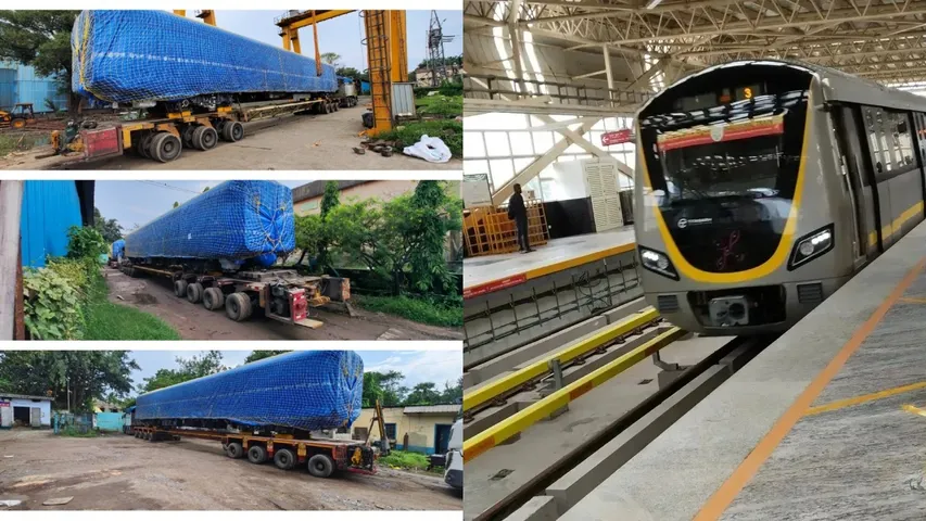 5TH TRAIN ARRIVES FOR YELLOW LINE