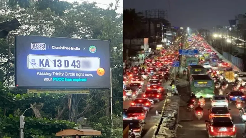 AI POWERED BILLBOARD SHOWING TRAFFIC CHALLANS