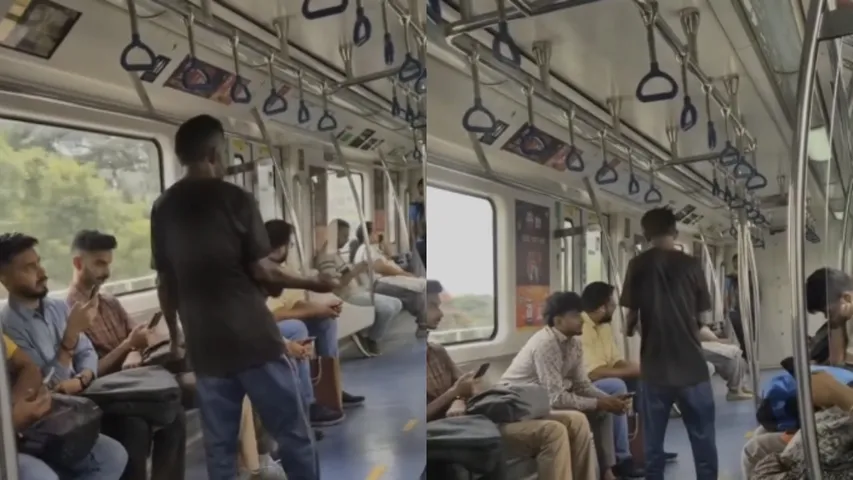 BEGGING AT NAMMA METRO-BENGALURU
