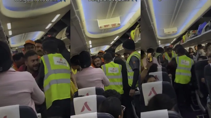 MAN CREATES RUCKUS ON BENGALURU TO DELHI FLIGHT