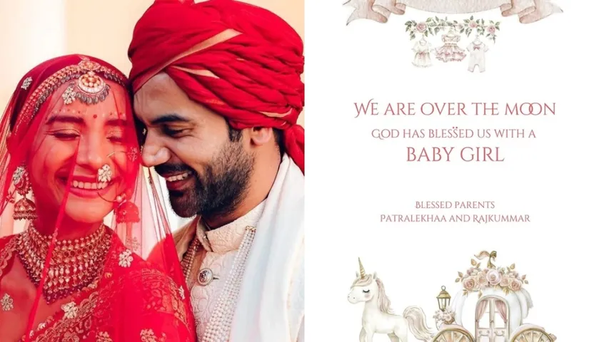 rajkummar rao couple blessed with a baby girl
