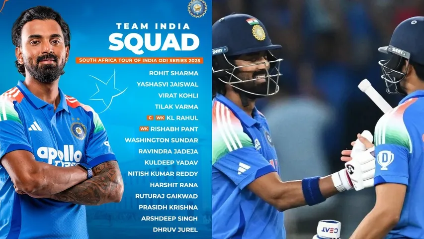 TEAM INDIA SQUAD FOR SOUTH AFRICA TOUR OF INDIA ODI SERIES 2025