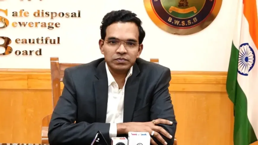 bengaluru bwssb chairman ram prasath manohar