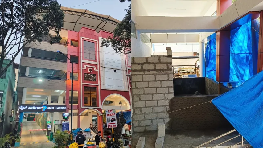 gandhi bazaar multi level parking bengaluru