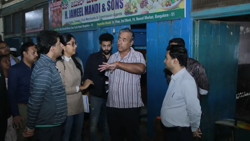 russell market renovation gba bengaluru maheshwar rao tender