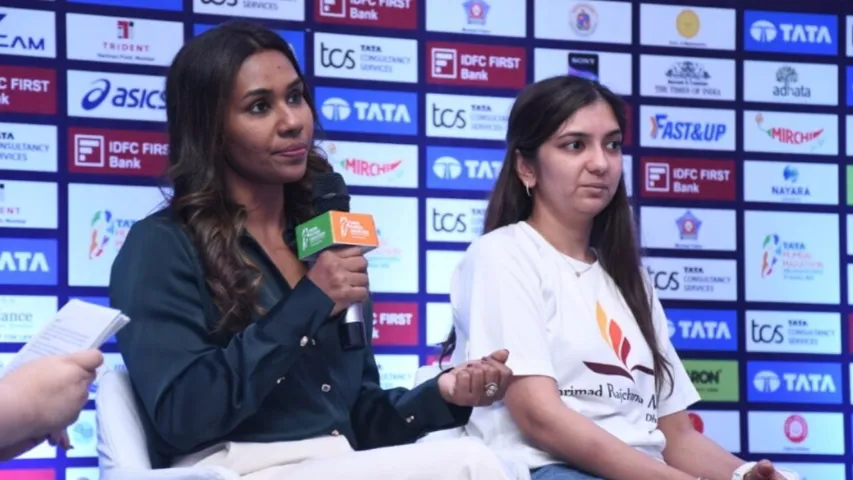 haseena themali tata mumbai marathon fundraising