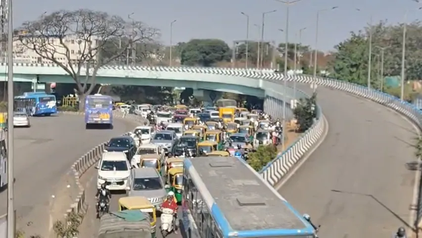 traffic jam bengaluru