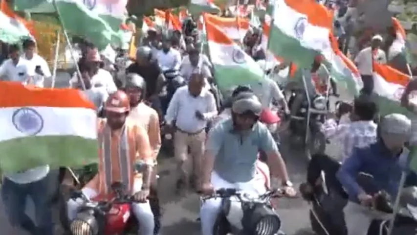 ‘Har Ghar Tiranga’ kicks off with bike rally
