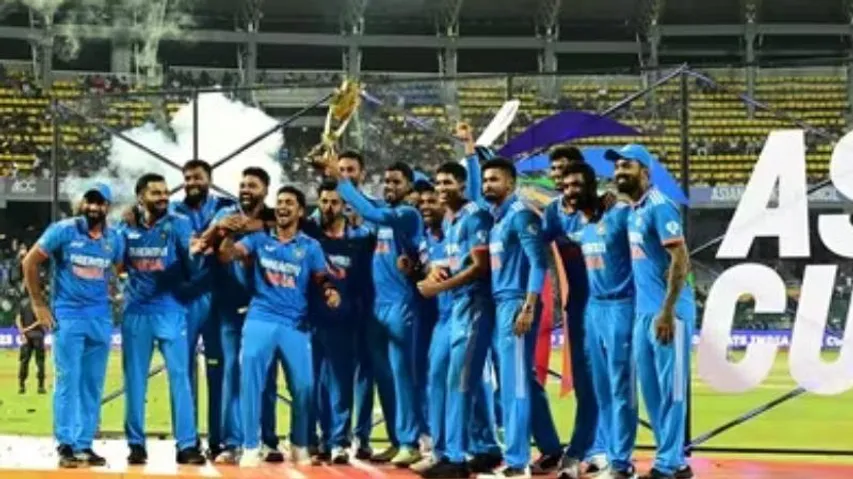 Triumphant India lifts Asia Cup 2023 trophy