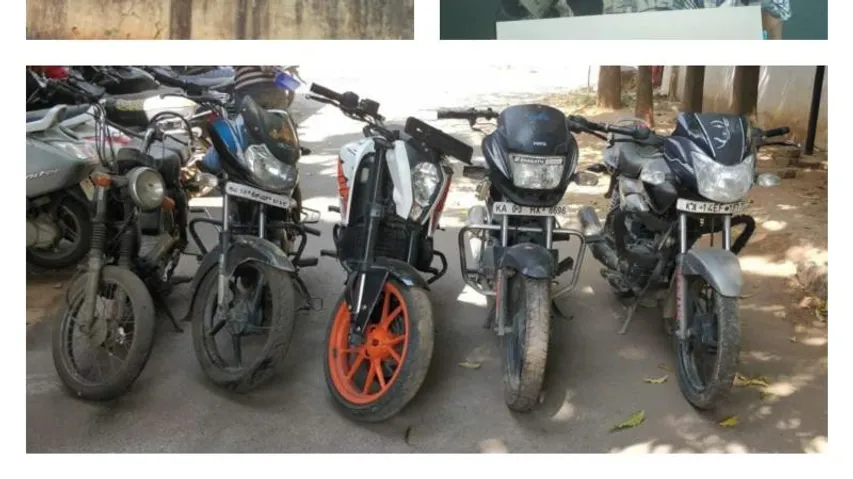 Andhra man held for stealing 40 bikes in Bengaluru; vehicles worth ₹30 lakh recovered