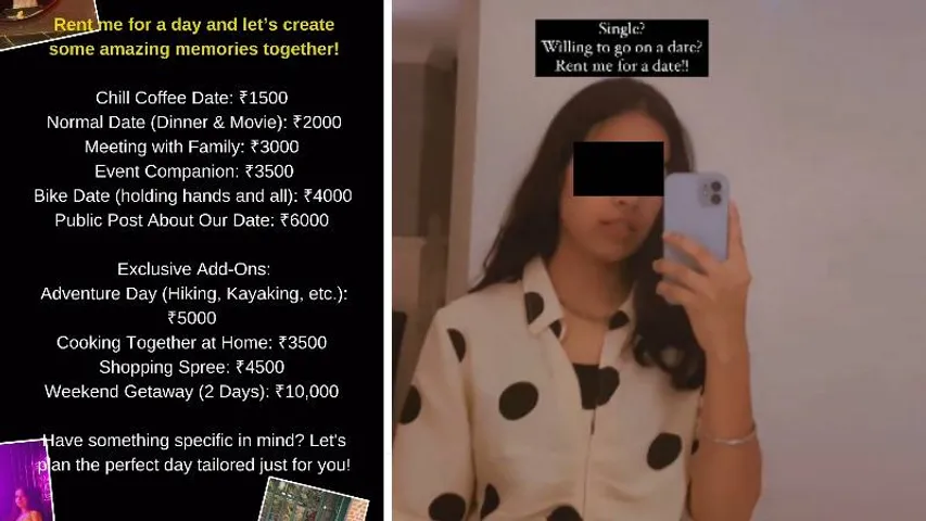 Woman offers 'Rent A Girlfriend' service, sparks viral debate