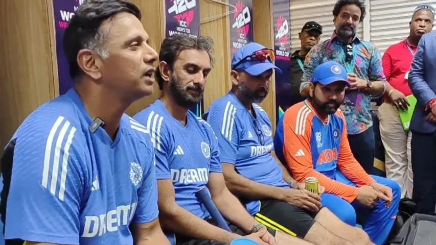 Dravid’s emotional farewell speech throws light on efforts that went into India’s triumph at the World Cup