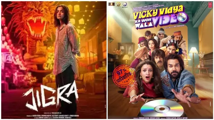 Triptii Dimri’s ‘Vicky Vidya...’ overtakes Alia Bhatt’s Jigra on Dussehra with Rs 6.75 crore