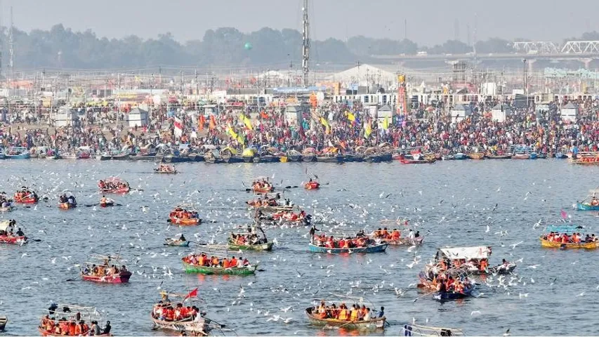 Mahakumbh from space: ISRO shares stunning satellite images