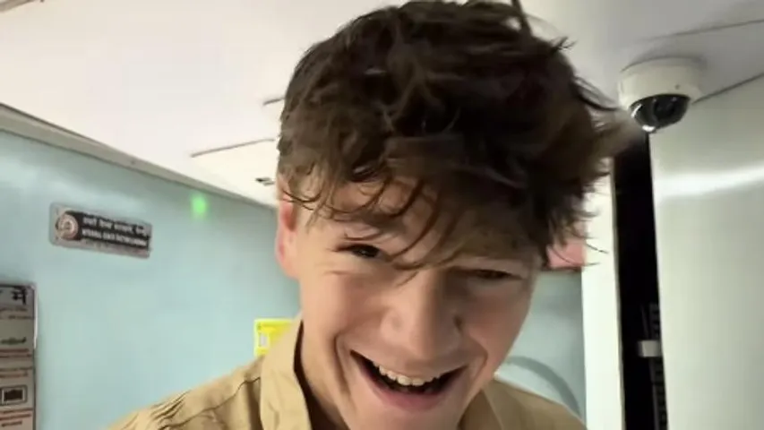 British vlogger goes viral after ordering food mid-train journey in India