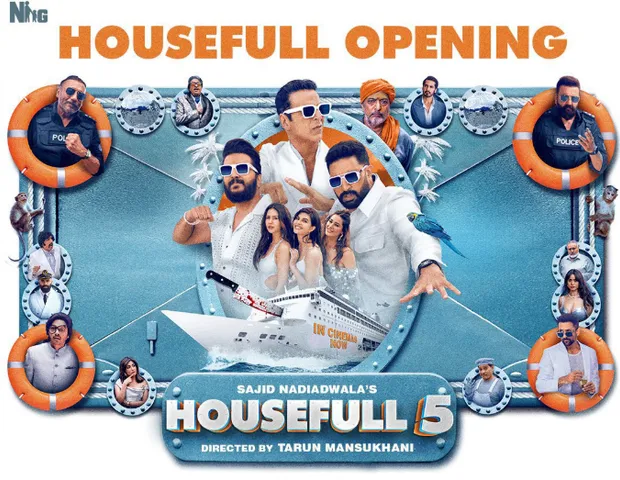 Housefull 5 races towards Rs 100 cr mark in blockbuster opening