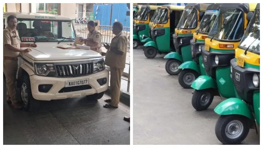 Bengaluru RTO cracks down on autos charging excess fare, 15 vehicles seized