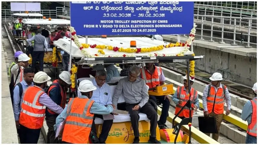 Yellow Line metro nearing launch, CMRS wraps up safety inspection