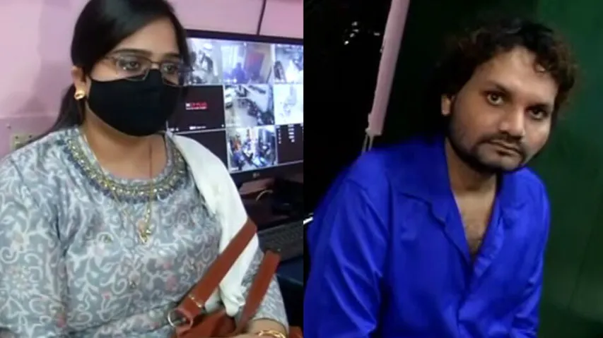 Human Sagar and his wife