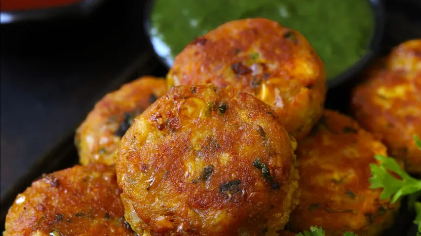 paneer corn cutlet