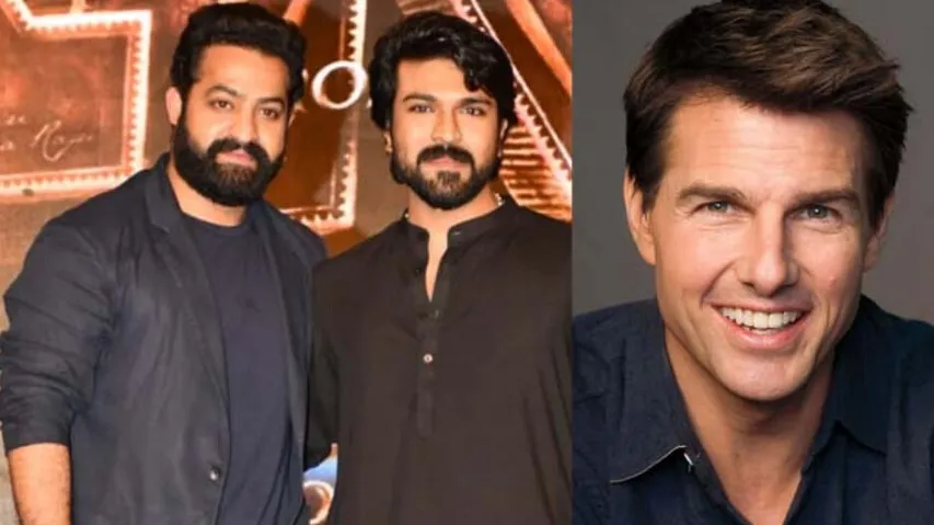 Ram Charan, JrNTR and Tom Cruse