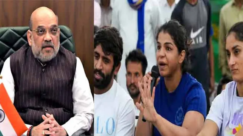 Home Minister & Wrestlers