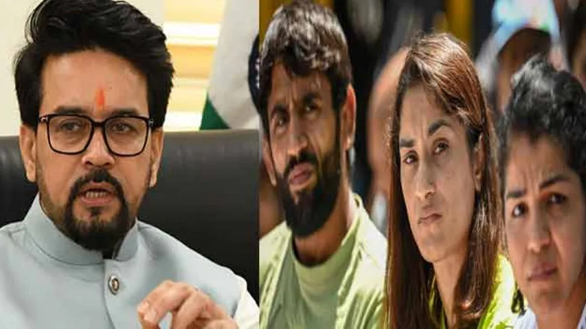 Sports Minister & Wrestlers