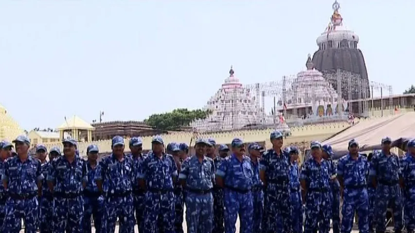 Ratha Yatra Police mock drill 