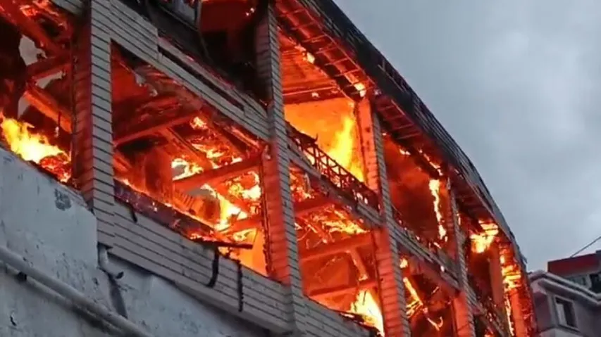 Fire Breaks Out In Hotel 