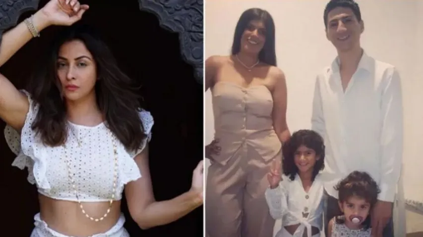 Nageen Actress with Sister’s Family