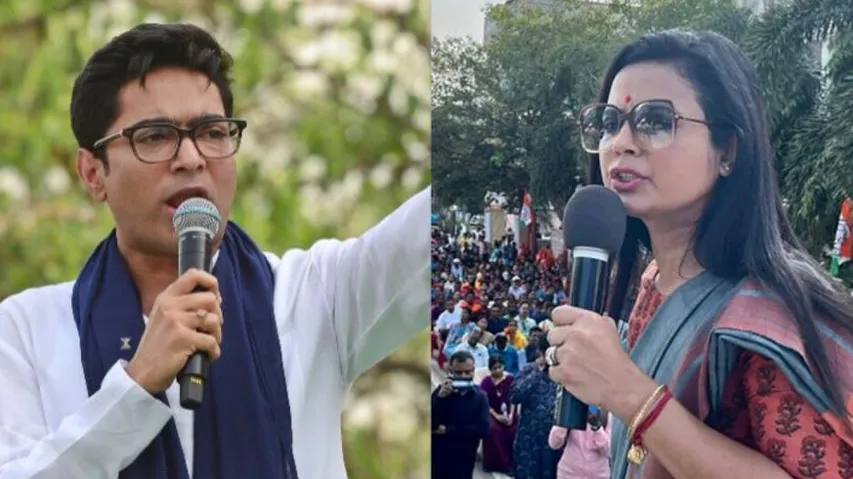 Abhishek Banerjee and Mahua Moitra