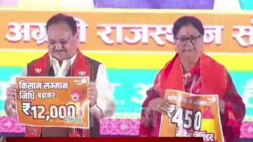 BJPs Rajasthan Manifesto