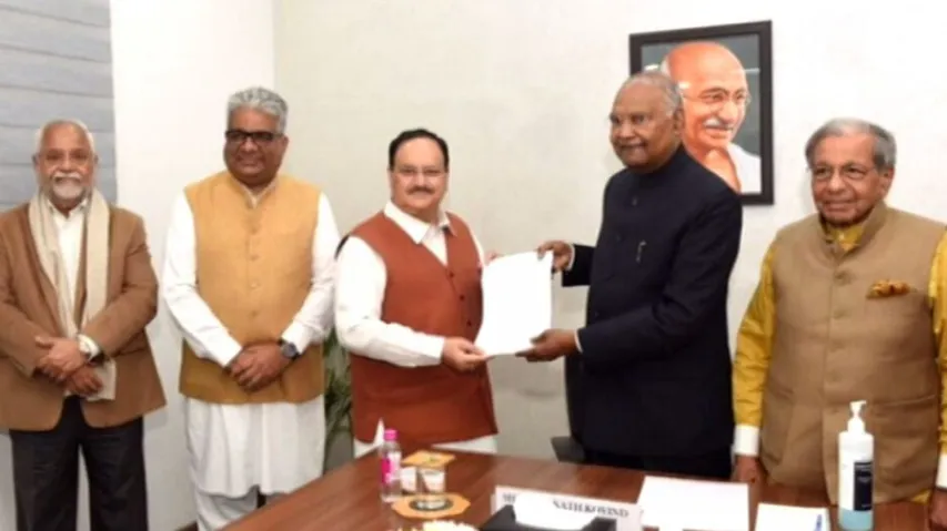 BJP team meets Ramnath Kobinda