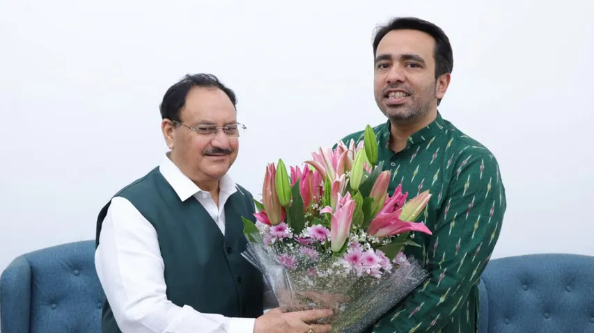 JP Nadda and Jayant Chaudhary