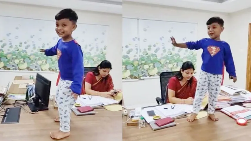 Pamela Satpathy & Her Son 