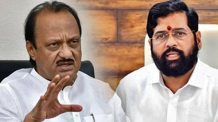 Ajit Pawar(Left) & Eknath Shinde (Right) 
