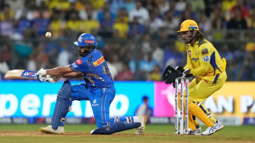 MS Dhoni & Rohit Sharma 