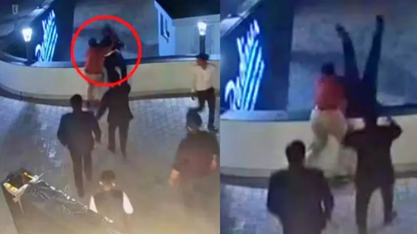 businessman son thrown from roof