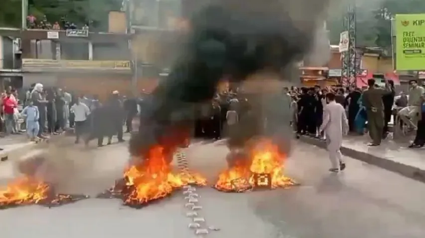 Protest in POK