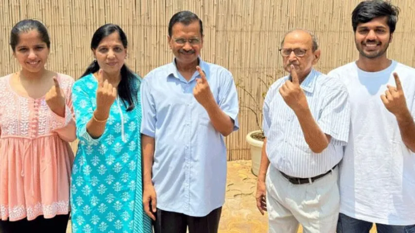 Arvind Kejriwal & His Family 
