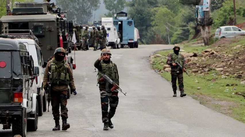 The area has been cordoned off by the army and police