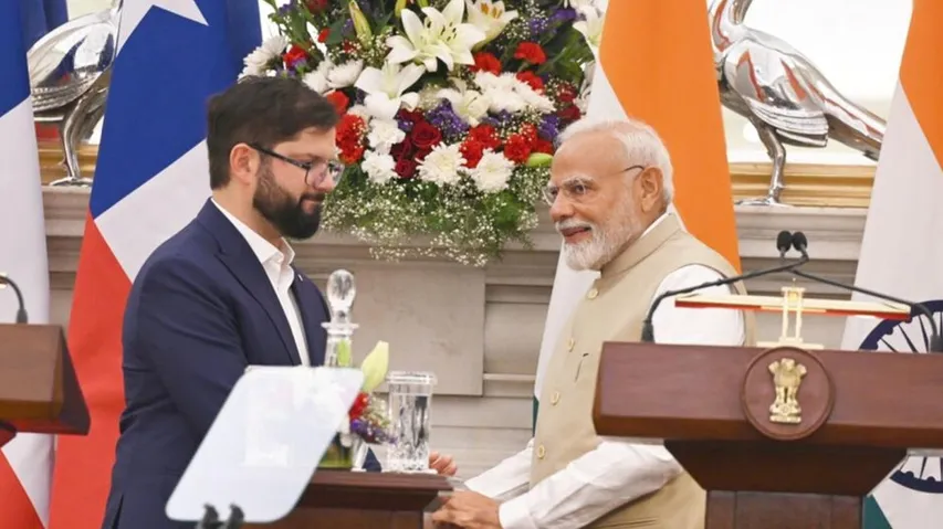 PM Modi With Chilean President