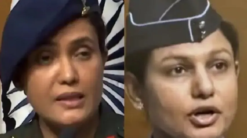 Colonel Sofiya Qureshi And Wing Commander Vyomika Singh